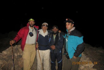 صعود شبانه به قله های آسمانلو و مرغک