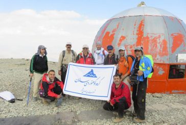 صعود کوهنوردان سامان به قله توچال