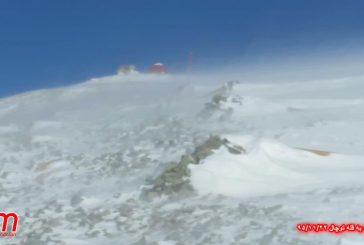گزارش برنامه صعود به قله توچال در بادبرفها